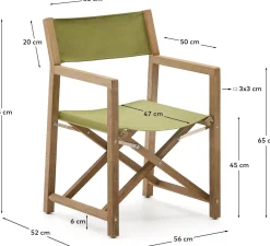 Outlet Kave Home Vilara Tuinstoel Groen
