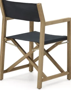 Discount Kave Home Vilara Tuinstoel Zwart