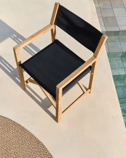 Discount Kave Home Vilara Tuinstoel Zwart