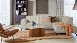 New Eijerkamp Collectie Vince Rechts Hoekbank Shitake / Beige