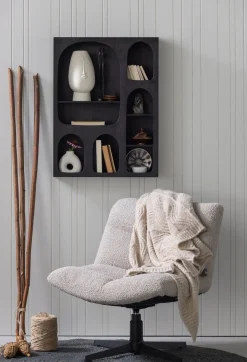 Clearance WOOOD Vinny Draaifauteuil Sand