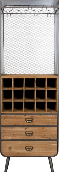 Clearance Dutchbone Vino Wijnkast Brown