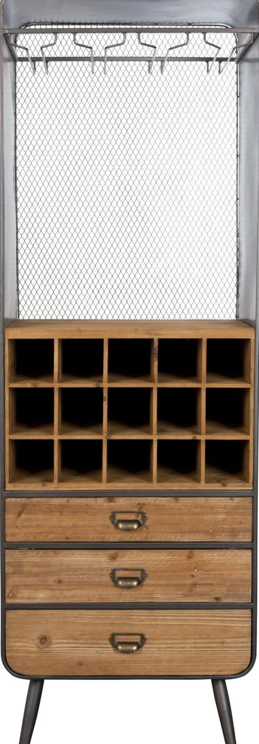 Clearance Dutchbone Vino Wijnkast Brown