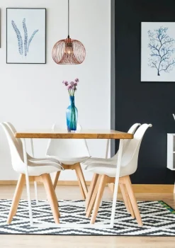 Hot Lucide Vinti Hanglamp Koper, Zwart