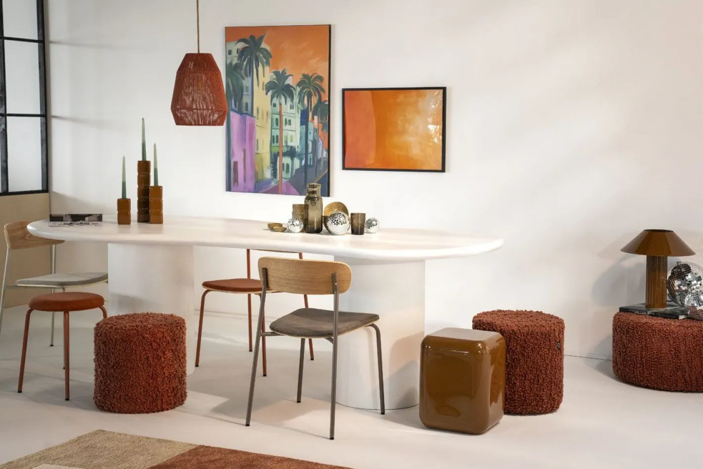 Clearance By Boo Vista L Poef Terracotta