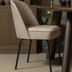 New WOOOD Vogue Eetkamerstoel Khaki