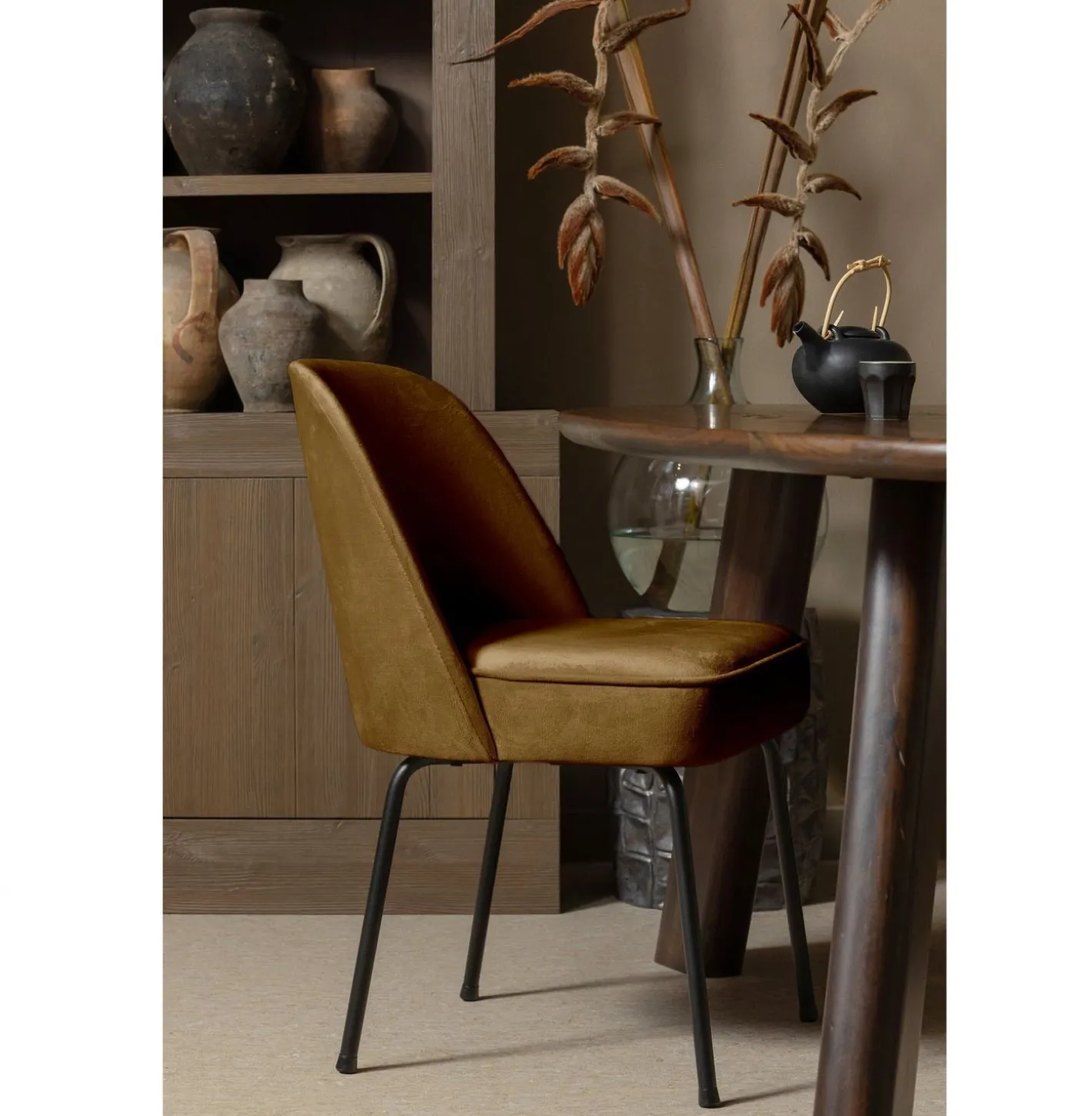 WOOOD Vogue Eetkamerstoel Honey Yellow