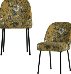 Online WOOOD Vogue Poppy Eetkamerstoel Mosterd