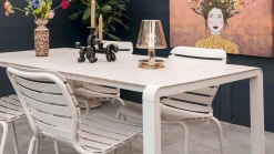 Best Zuiver Vondel Tuintafel White