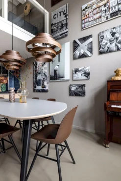 Discount Eijerkamp Collectie Walnut Hanglamp Bruin