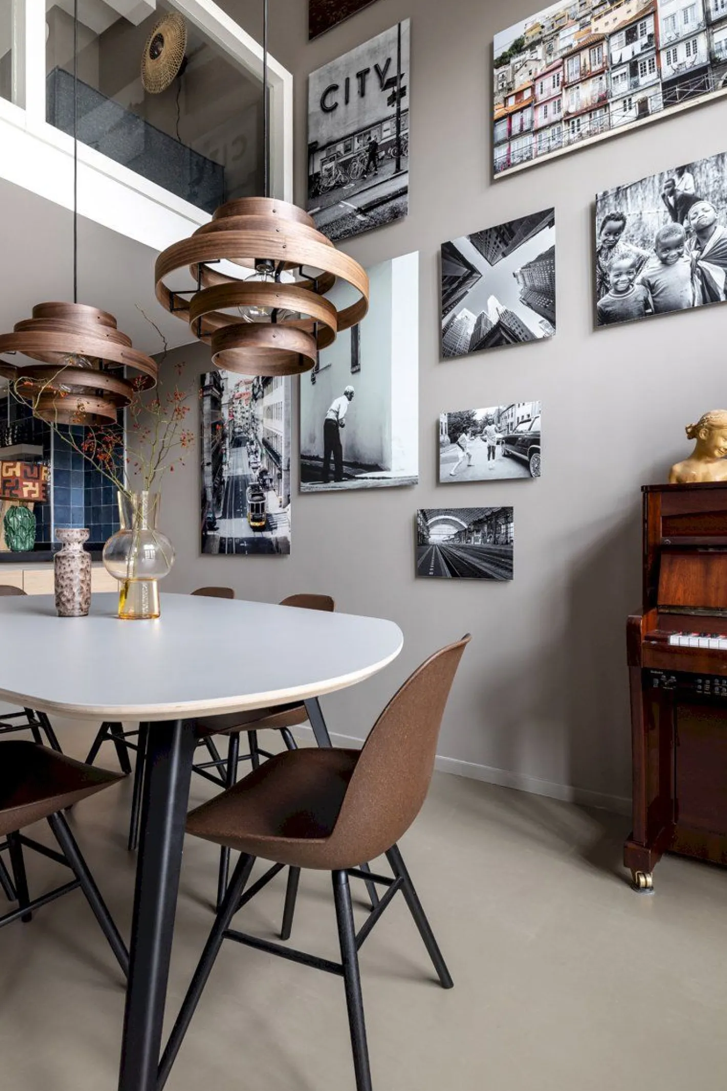 Discount Eijerkamp Collectie Walnut Hanglamp Bruin