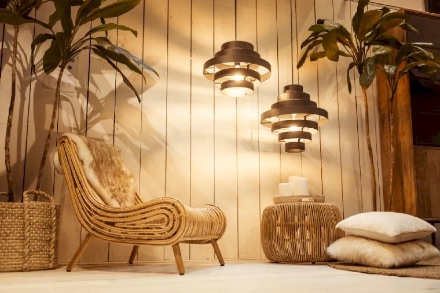 Discount Eijerkamp Collectie Walnut Hanglamp Bruin