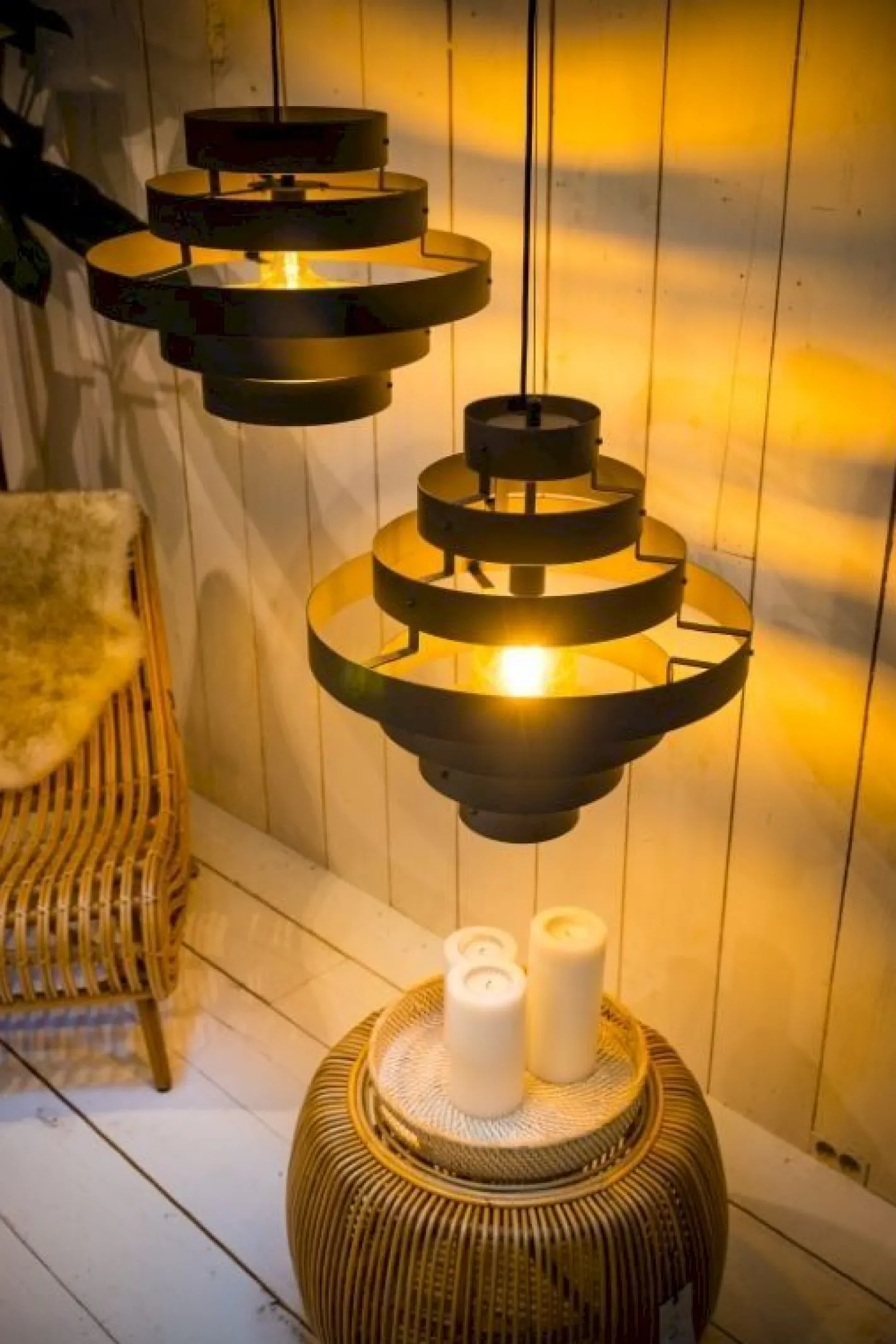 Discount Eijerkamp Collectie Walnut Hanglamp Bruin