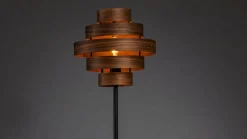 New Eijerkamp Collectie Walnut Vloerlamp Bruin