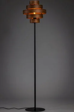 New Eijerkamp Collectie Walnut Vloerlamp Bruin