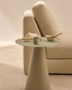 Discount Kave Home Wilshire M Bijzettafel Mat Grijs