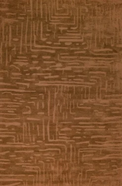 Online COCO maison Winding Vloerkleed Okergeel
