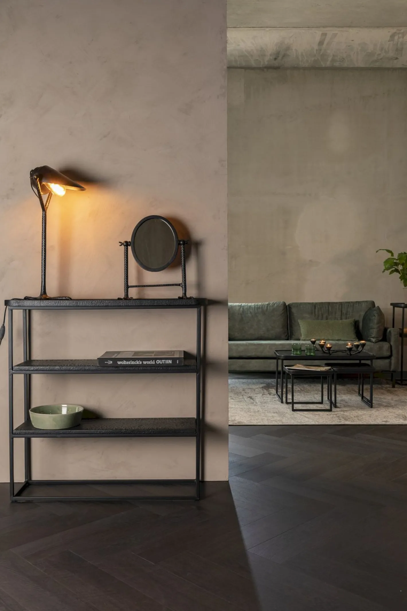 Outlet Dutchbone Winston Wandtafel Black