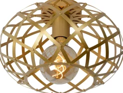 Outlet Lucide Wolfram Plafondlamp Goud