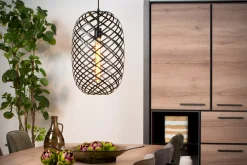 Discount Lucide Wolfram Hanglamp Zwart