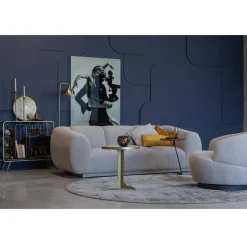 Online WOOOD Woolly Draaifauteuil Naturel