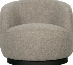 Online WOOOD Woolly Draaifauteuil Naturel