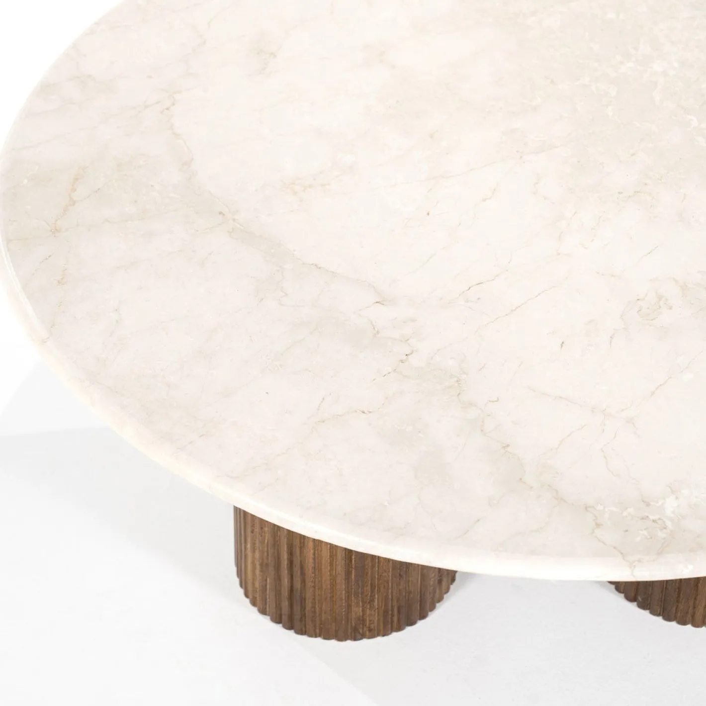 Online Eleonora Xavi Salontafel Wit, Naturel