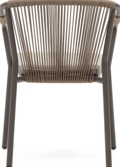 Discount Kave Home Xelida Tuinstoel Bruin, Beige