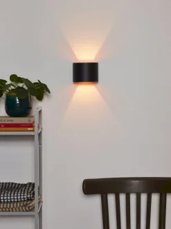 Outlet Lucide Xio Wandlamp Zwart