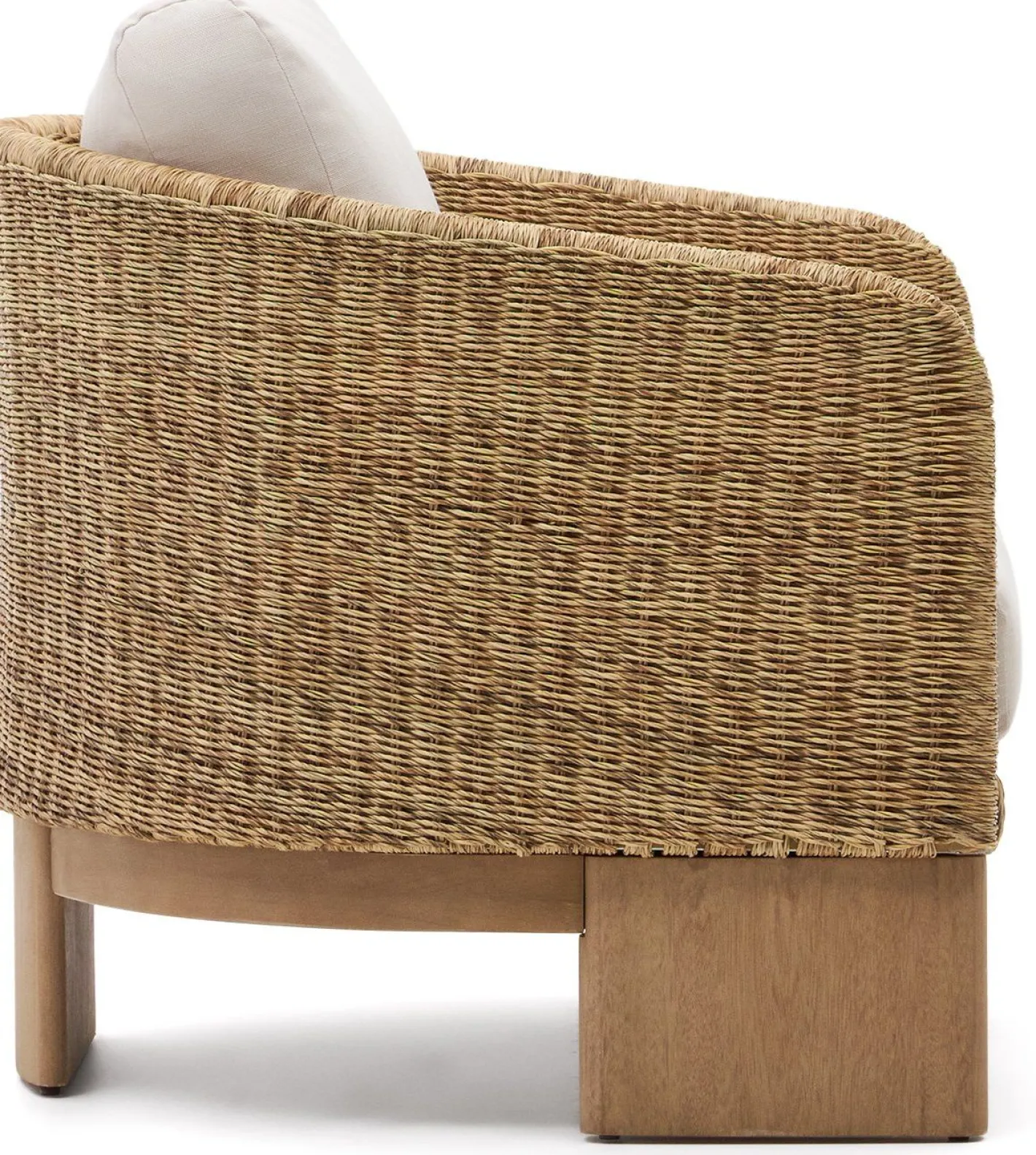 Sale Kave Home Xoriguer Outdoor Fauteuil Naturel, Wit