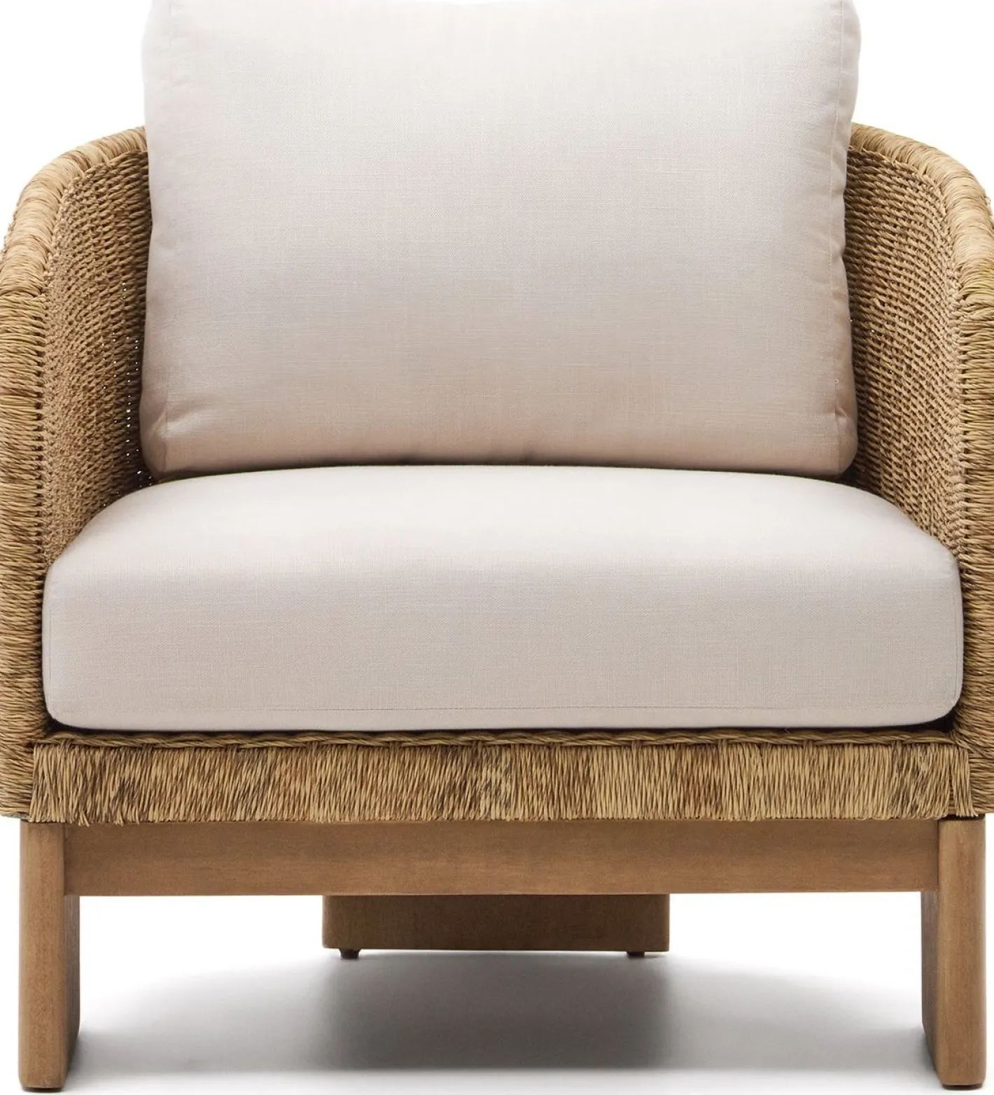 Sale Kave Home Xoriguer Outdoor Fauteuil Naturel, Wit