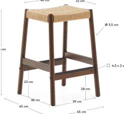 Sale Kave Home Yalia Outdoor Krukje Bruin, Naturel
