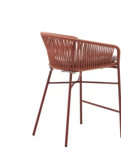 Clearance Kave Home Yanet Lage Tuin Barkruk Terracotta