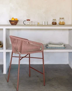 Clearance Kave Home Yanet Lage Tuin Barkruk Terracotta