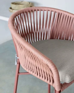Clearance Kave Home Yanet Lage Tuin Barkruk Terracotta