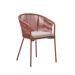 Clearance Kave Home Yanet Tuinstoel Terracotta
