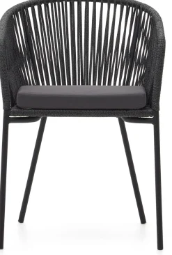 Clearance Kave Home Yanet Tuinstoel Zwart