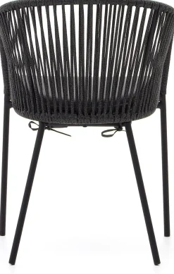 Clearance Kave Home Yanet Tuinstoel Zwart