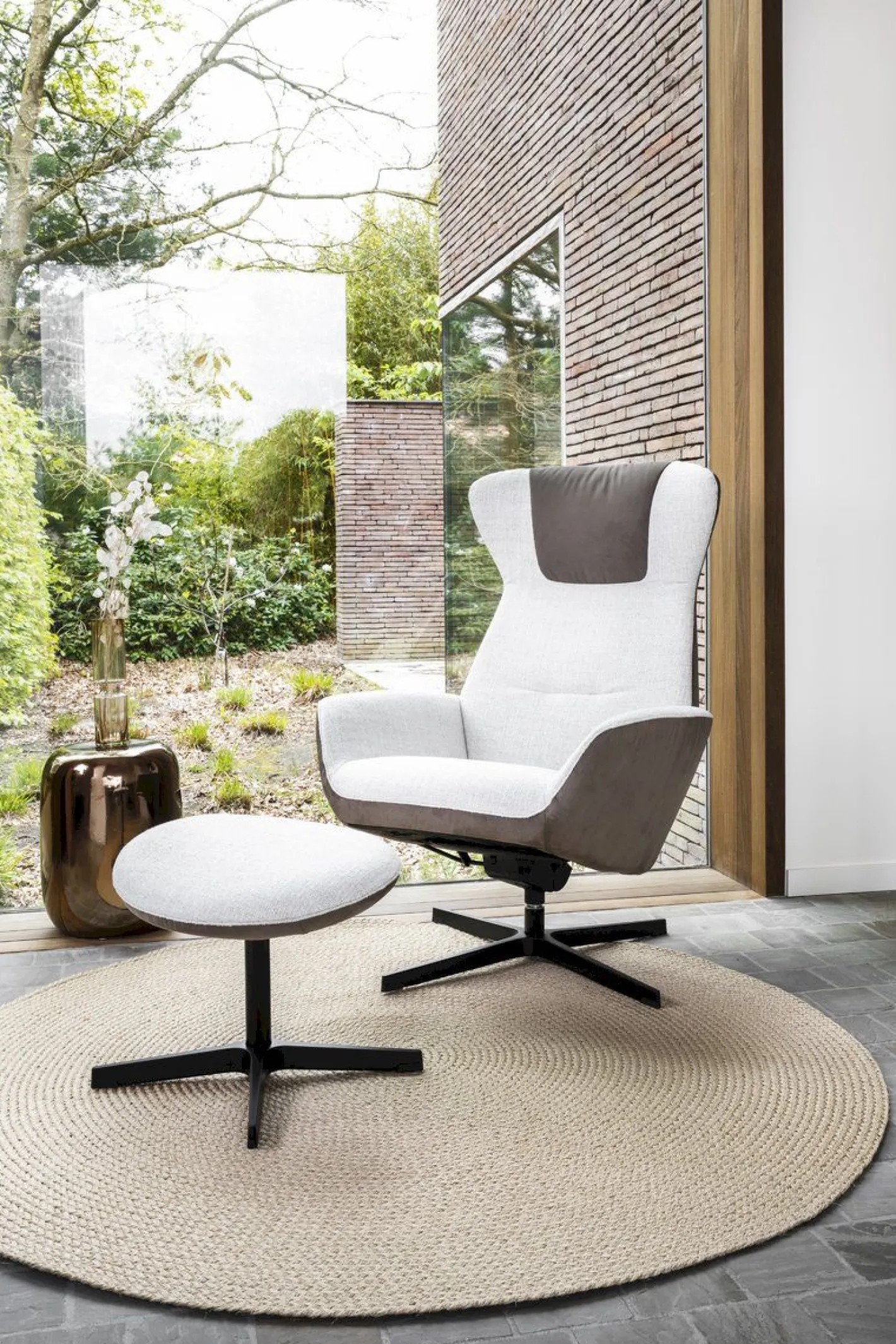 Clearance Montèl Yani Relaxfauteuil Nature, Liver