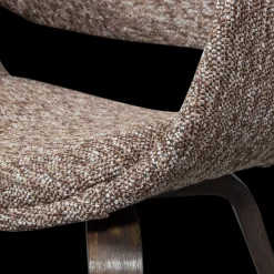 Clearance WOOOD Yossi Bruin Hout Eetkamerstoel Brown