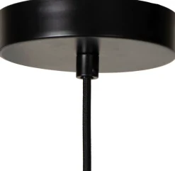 Lucide Yunkai Hanglamp Naturel, Zwart
