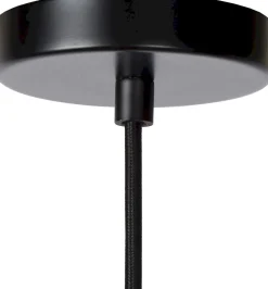 Outlet Lucide Yunkai Hanglamp Naturel, Zwart