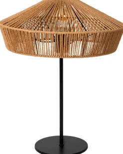 Best Lucide Yunkai Tafellamp Naturel, Zwart