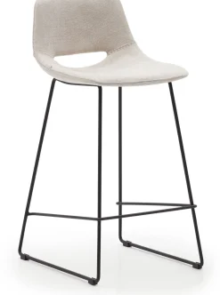 Discount Kave Home Zahara Laag Barstoel Beige