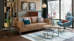 Best Henders en Hazel Zembla Bank cognac