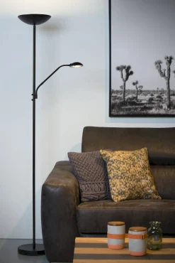 Online Lucide Zenith Vloerlamp Zwart