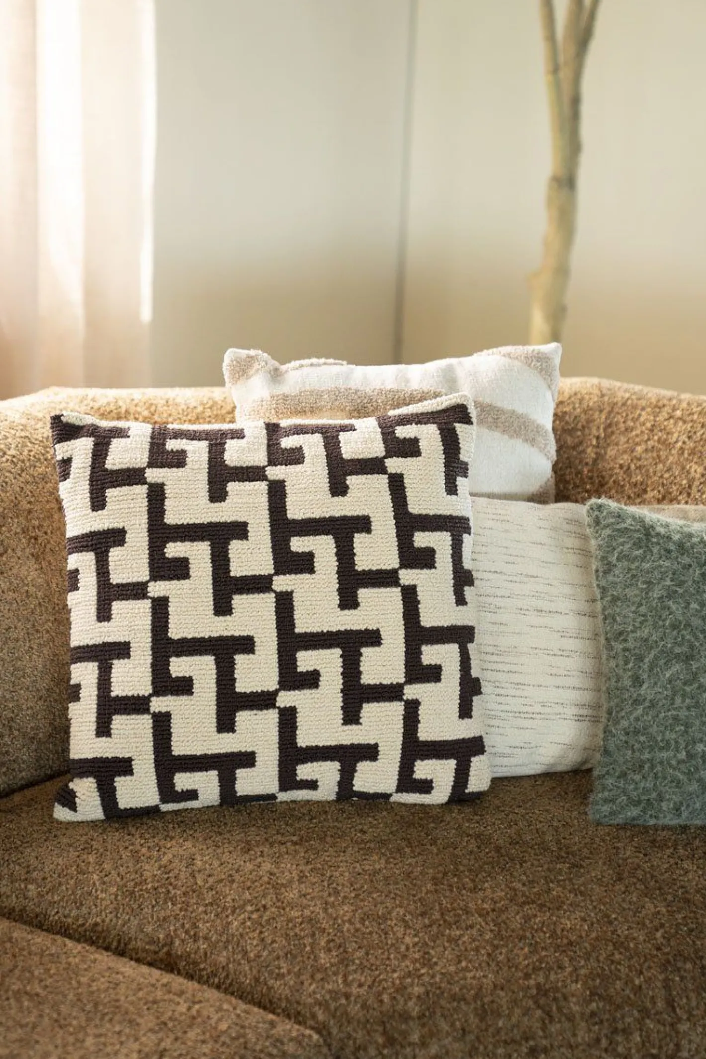 Sale By Boo Ziggy Kussen Brown