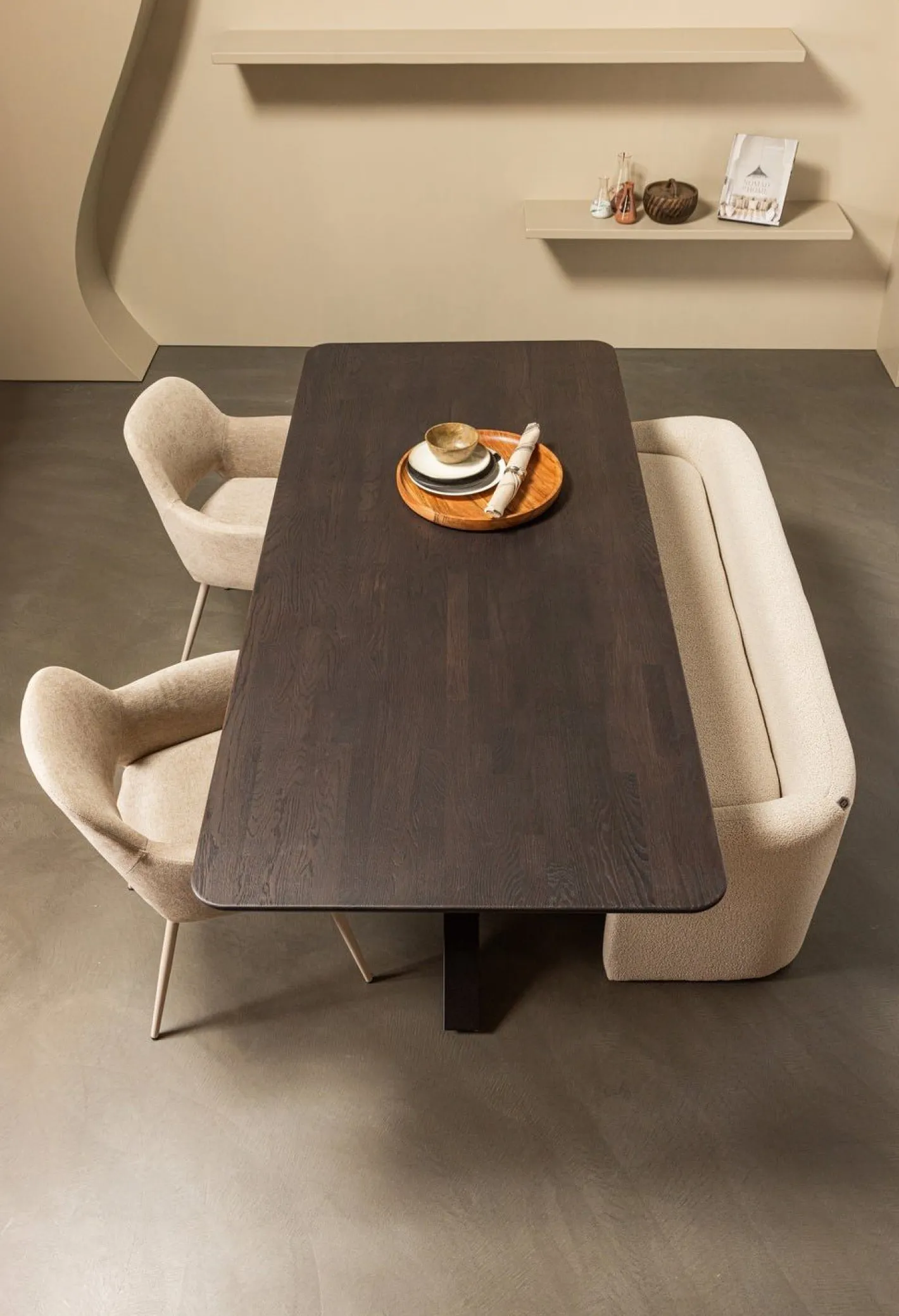 Clearance WOOOD Zone Eetkamerbank Beige